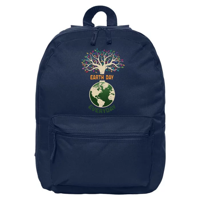 Earth Day Everyday Planet Anniversary Nature Tree Earth Day 16 in Basic Backpack