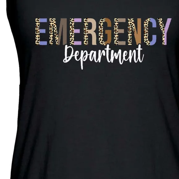 Emergency Department Emergency Room Healthcare Nursing Ladies Essential Flowy Tank