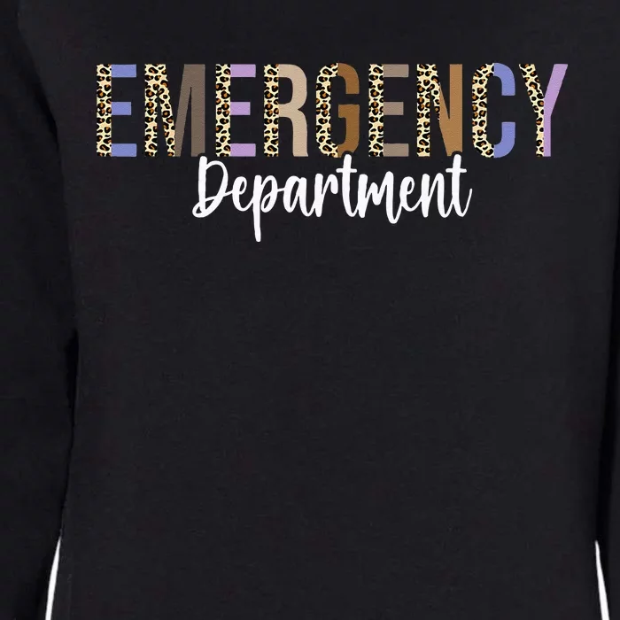 Emergency Department Emergency Room Healthcare Nursing Womens California Wash Sweatshirt