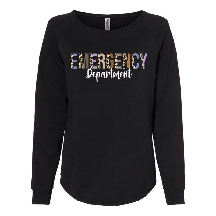 Emergency Department Emergency Room Healthcare Nursing Womens California Wash Sweatshirt