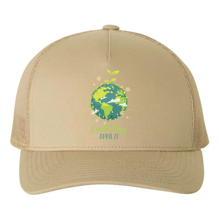 Earth Day Everyday Planet Design Earth Day Yupoong Adult 5-Panel Trucker Hat