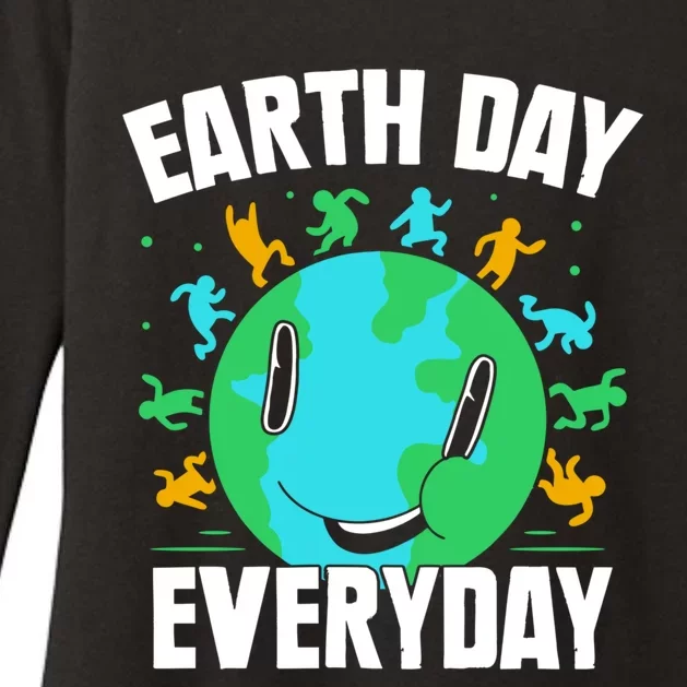 Earth Day Everyday Warming Global Climate Change Cool Gift Womens CVC Long Sleeve Shirt