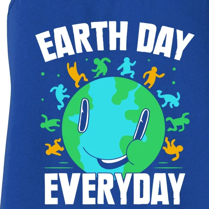 Earth Day Everyday Warming Global Climate Change Cool Gift Women's Racerback Tank