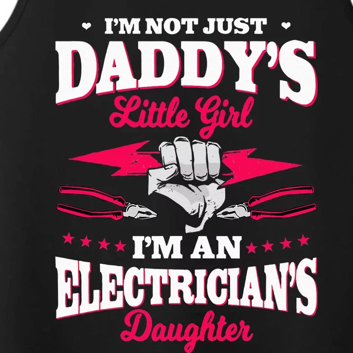 Electrician Dad Electrical Repairman Electronics Technician Performance Tank