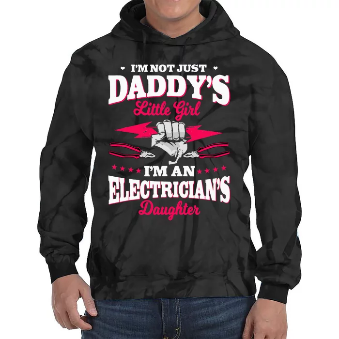 Electrician Dad Electrical Repairman Electronics Technician Tie Dye Hoodie