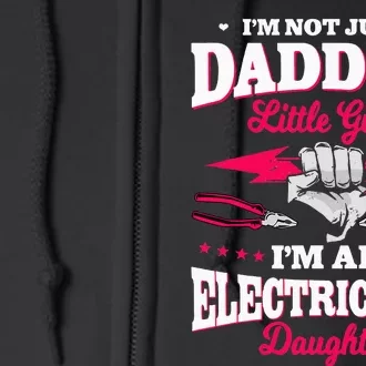 Electrician Dad Electrical Repairman Electronics Technician Full Zip Hoodie