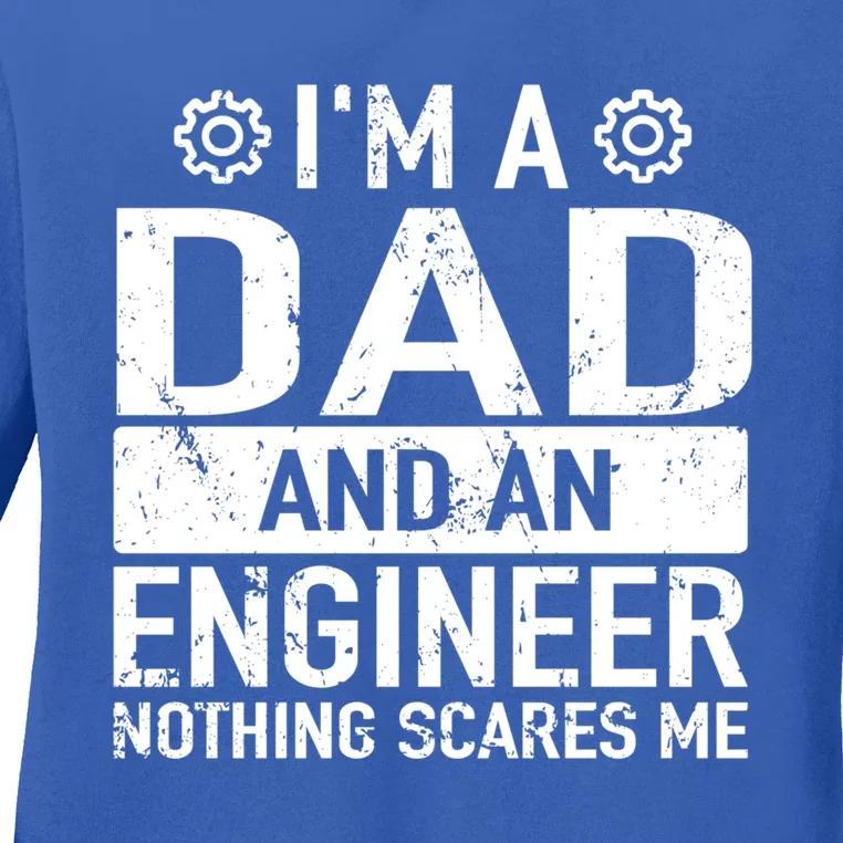 Engineer Daddy Engineering Engineers Engineer Dad Cool Gift Ladies Long Sleeve Shirt