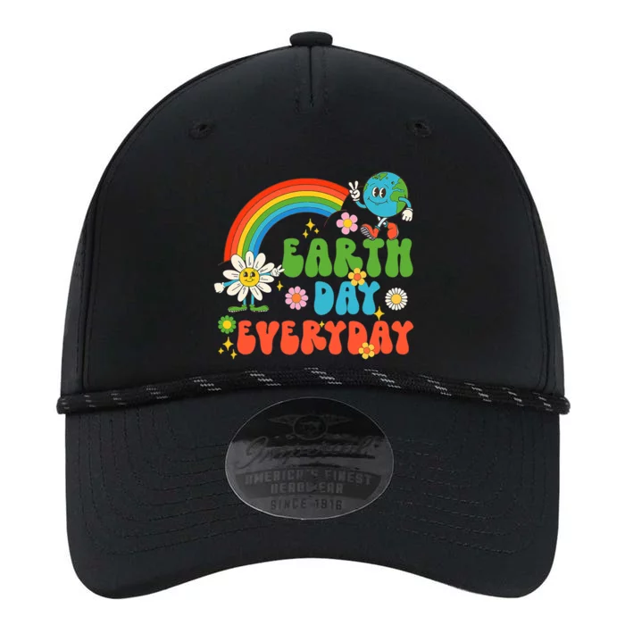 Earth Day Everyday Rainbow Hippie Groovy Save Planet Earth Cute Gift Performance The Dyno Cap