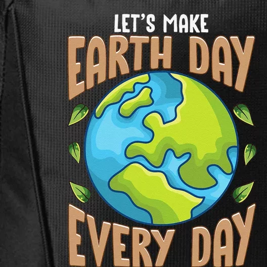 Earth Day Every Day Everday Climate Change Environ Tal City Backpack