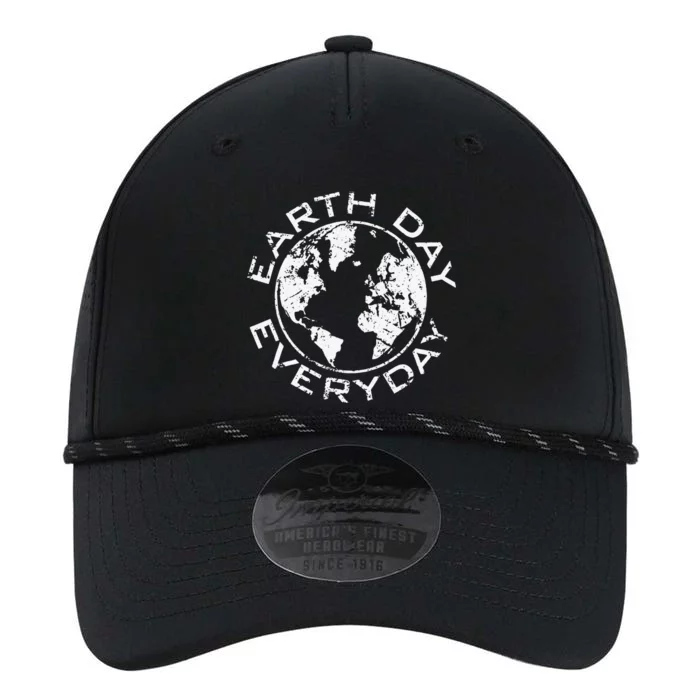 Earth Day Everyday Vintage Logo Performance The Dyno Cap