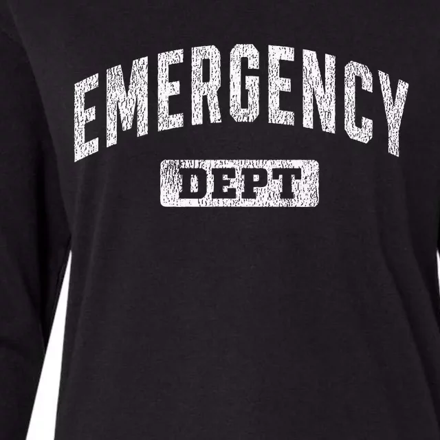 Emergency Department Er Doctor Physician Nurse Womens Cotton Relaxed Long Sleeve T-Shirt