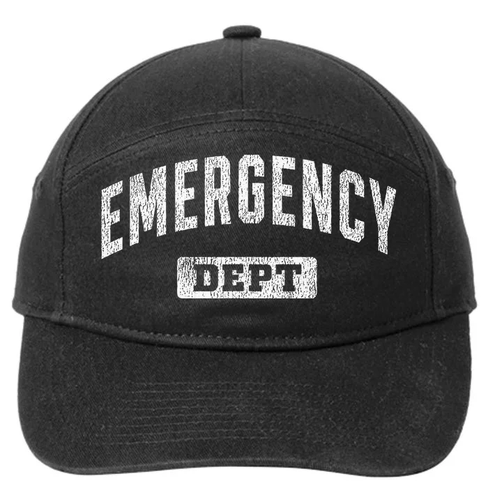 Emergency Department Er Doctor Physician Nurse 7-Panel Snapback Hat