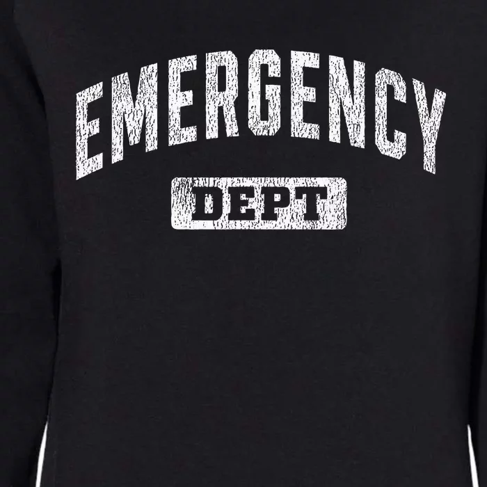 Emergency Department Er Doctor Physician Nurse Womens California Wash Sweatshirt