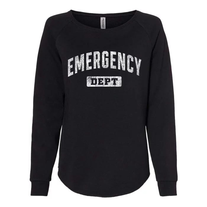 Emergency Department Er Doctor Physician Nurse Womens California Wash Sweatshirt