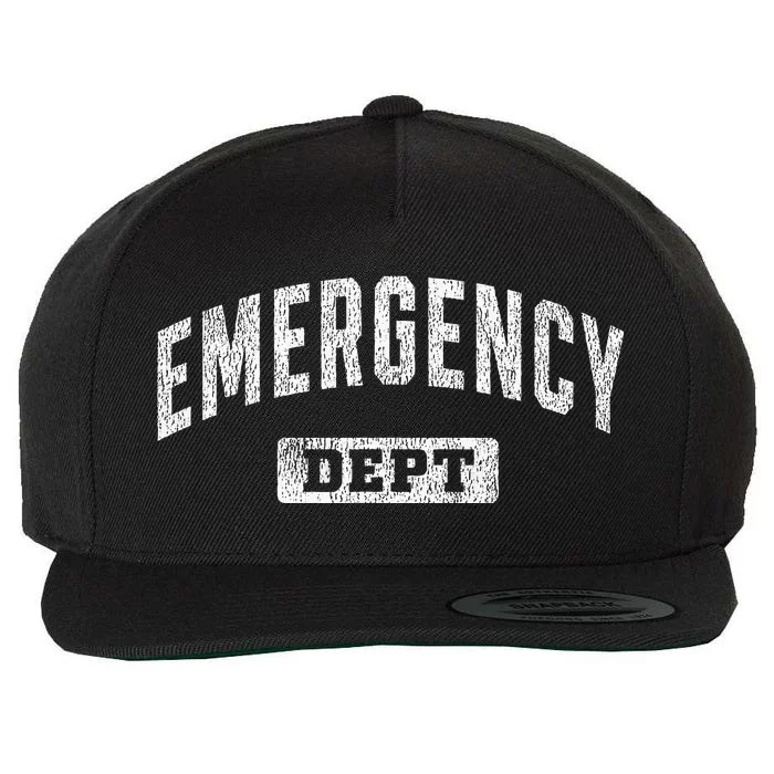 Emergency Department Er Doctor Physician Nurse Wool Snapback Cap