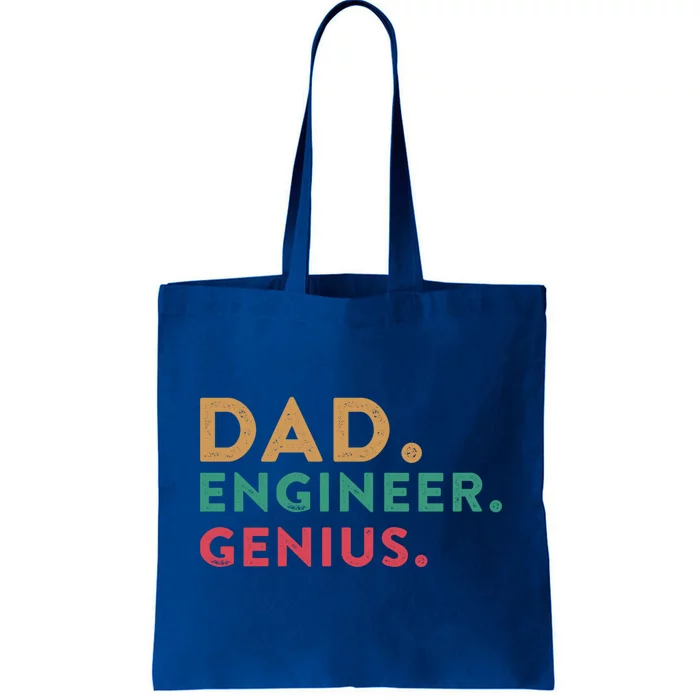 Engineering Dad Engineer Dads Dad Engineer Genius Gift Tote Bag