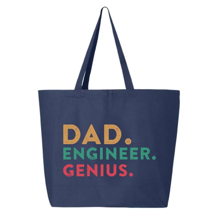 Engineering Dad Engineer Dads Dad Engineer Genius Gift 25L Jumbo Tote