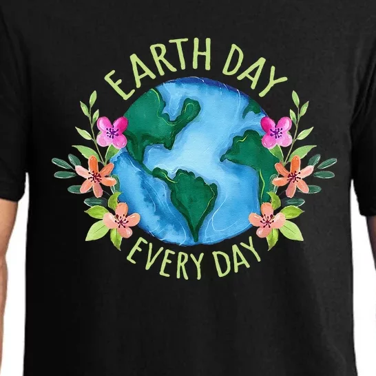 Earth Day Everyday Retro Environmental Women Earth Day Pajama Set