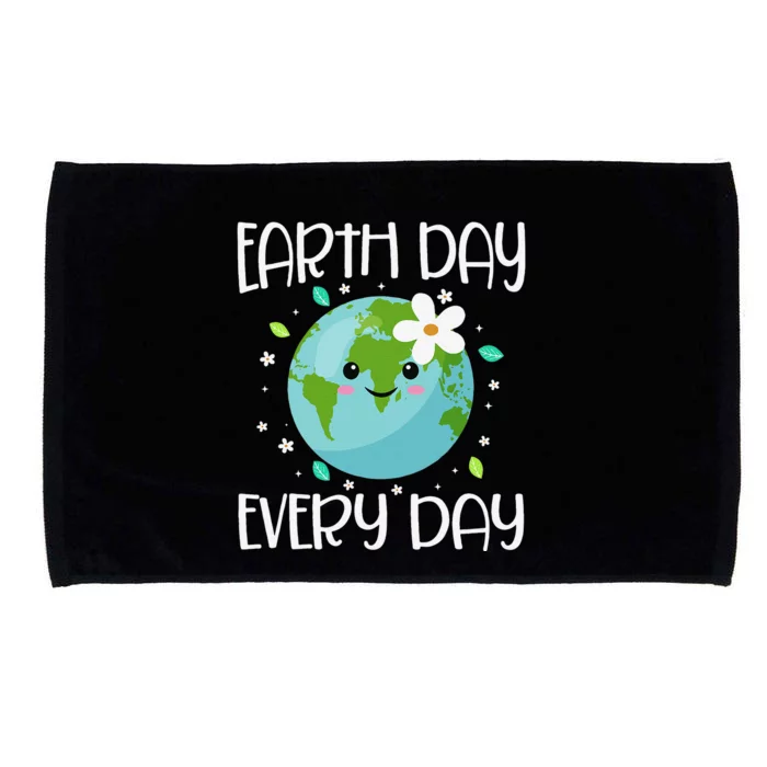 Earth Day Everyday Earth Day For Students 2021 Microfiber Hand Towel