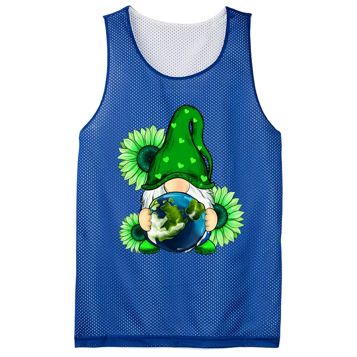 Earth Day Every Day Gnome Planet Sunflower Teacher Gift Mesh Reversible Basketball Jersey Tank