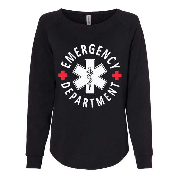 Emergency Department Emergency Room Healthcare Nursing Nurse Womens California Wash Sweatshirt