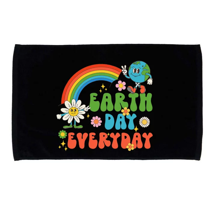 Earth Day Everyday Groovy Save Planet Earth Microfiber Hand Towel