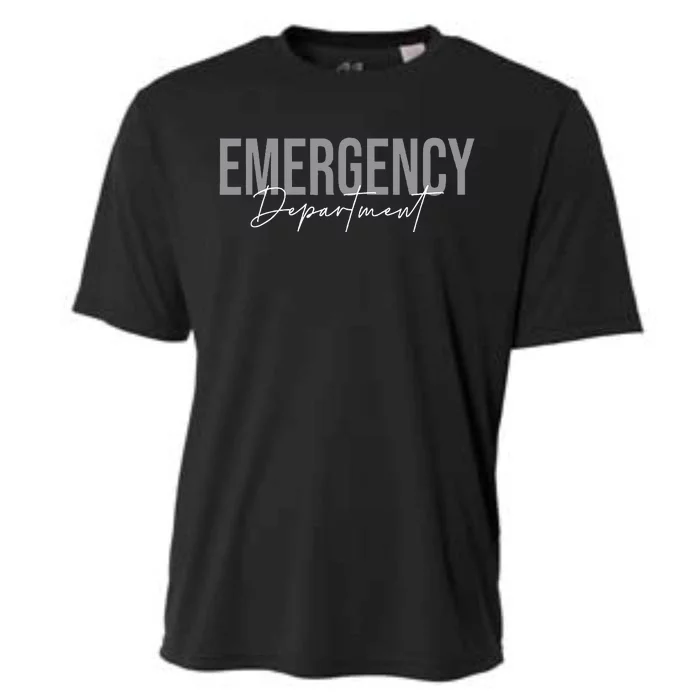 Emergency Department Emergency Room Healthcare Nursing Cooling Performance Crew T-Shirt