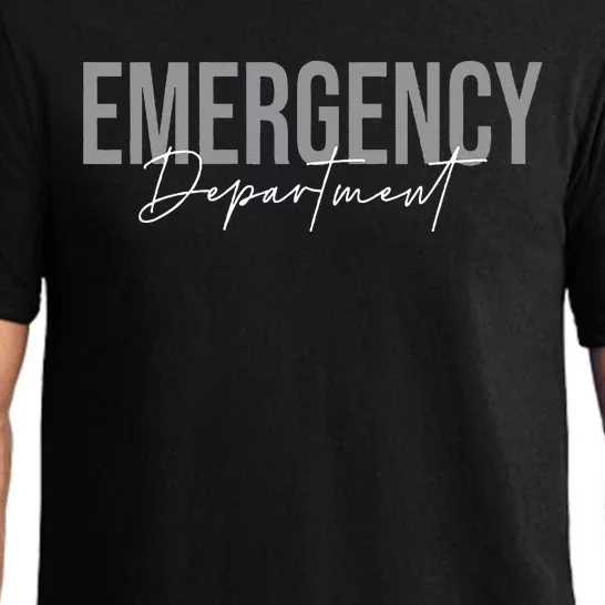 Emergency Department Emergency Room Healthcare Nursing Pajama Set