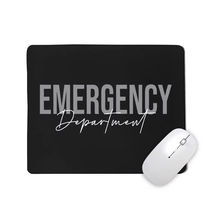 Emergency Department Emergency Room Healthcare Nursing Mousepad