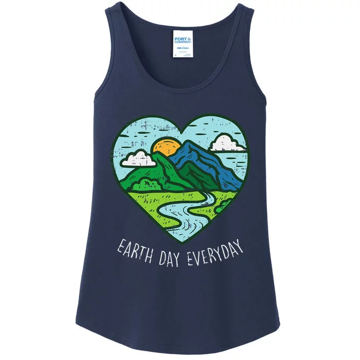 Earth Day Everyday April 22nd Environ Talist Gift Ladies Essential Tank