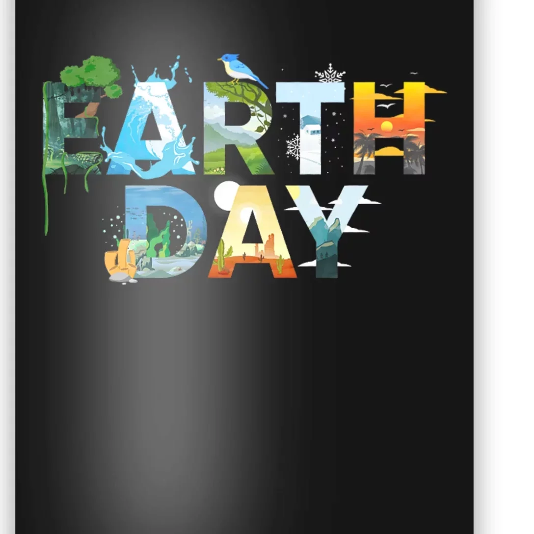 Earth Day Environmental Protection Save Tree & Animals Poster