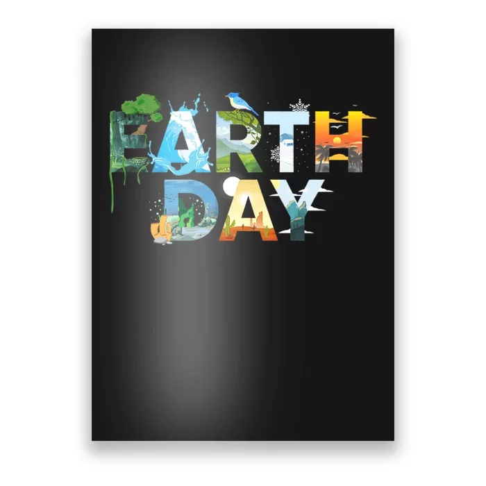 Earth Day Environmental Protection Save Tree & Animals Poster