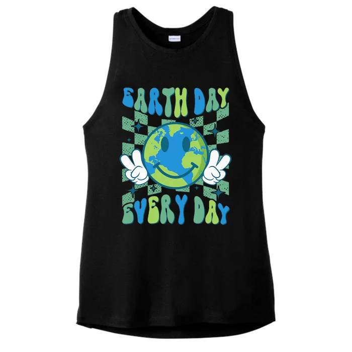 Earth Day Everyday Earth Day 2024 Ladies Tri-Blend Wicking Tank