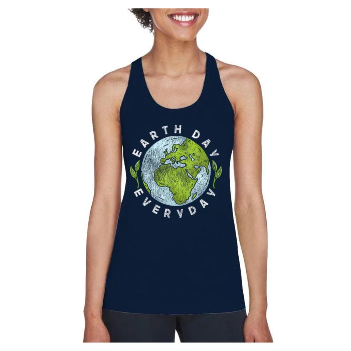 Earth Day Everyday Earth Day Women's Racerback Tank