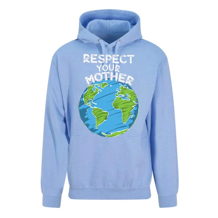 Earth Day Everyday Respect Your Mother Unisex Surf Hoodie