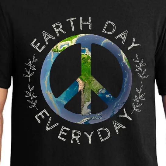 Earth Day Everyday World Global Peace On Earth Sign Pajama Set