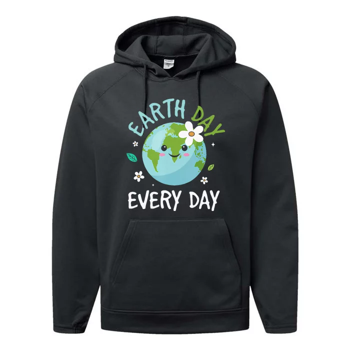 Earth Day Everyday Environment Earth Day 2024 Performance Fleece Hoodie