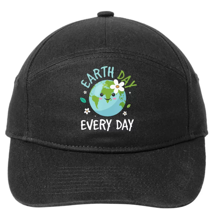 Earth Day Everyday Environment Earth Day 2024 7-Panel Snapback Hat