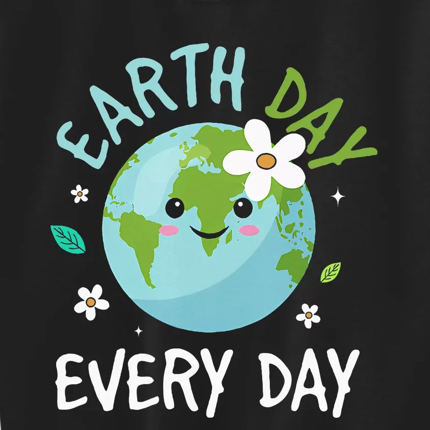 Earth Day Everyday Environment Earth Day 2024 Kids Sweatshirt