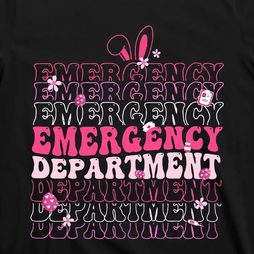 Emergency Department Er Nurse Bunny T-Shirt