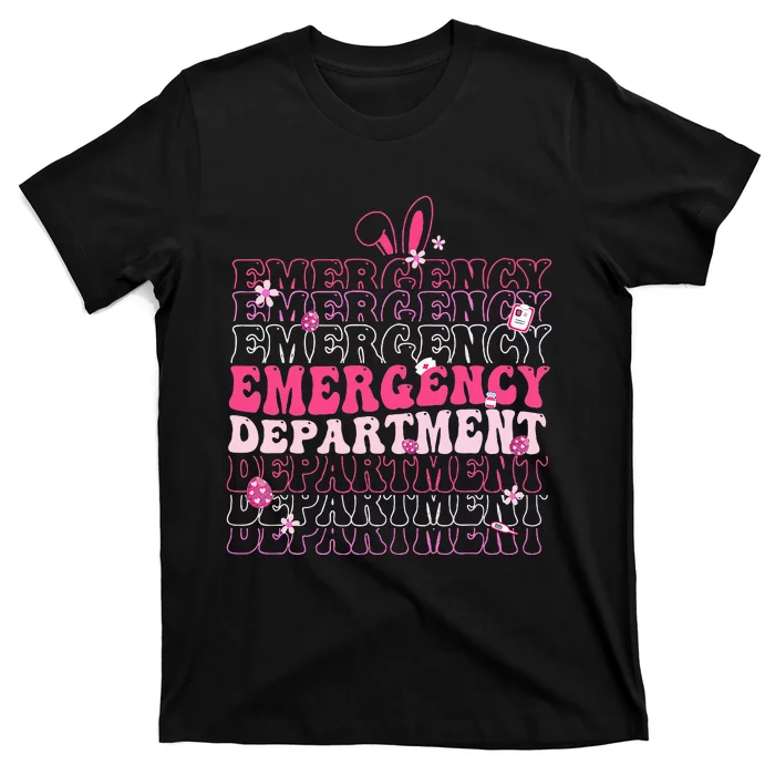 Emergency Department Er Nurse Bunny T-Shirt