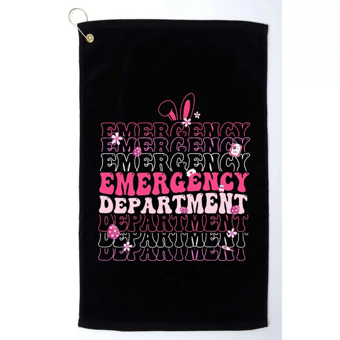 Emergency Department Er Nurse Bunny Platinum Collection Golf Towel