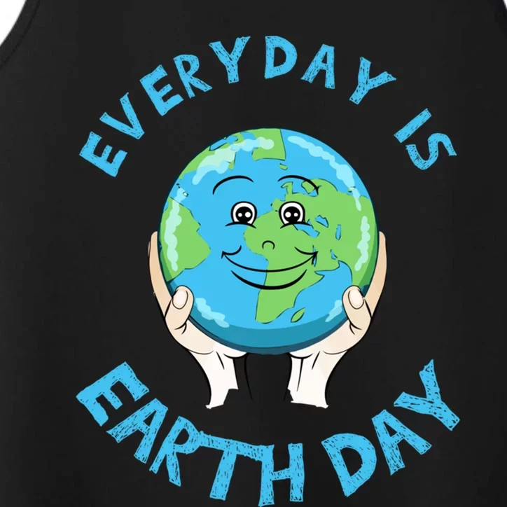 Earth Day Everyday Day Is Earth Day Climate Change Planet Gift Performance Tank