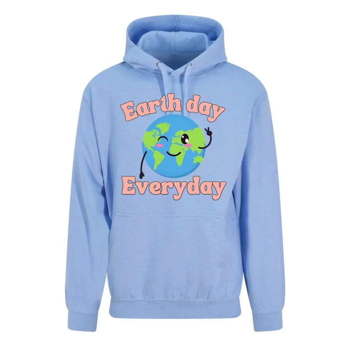 Earth Day Everyday Retro Groovy Mother Earth Great Gift Unisex Surf Hoodie