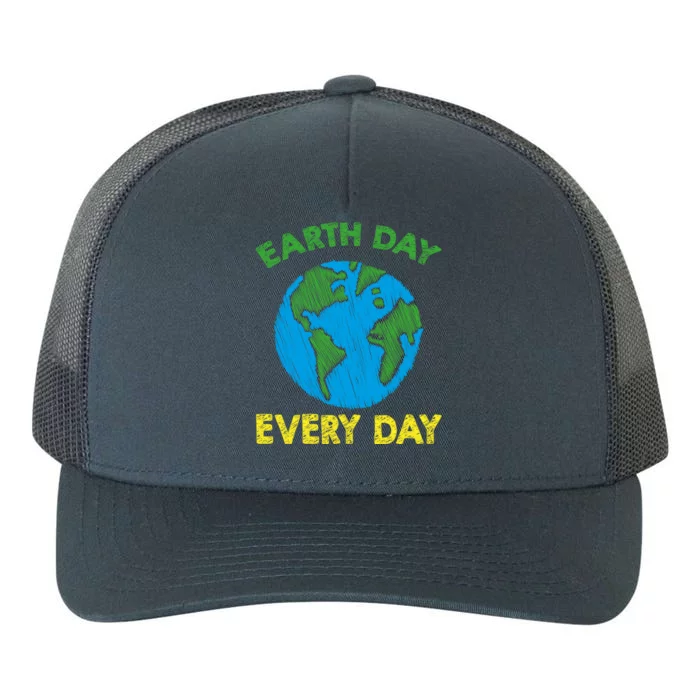 Earth Day Everyday Save Planet Nature Love Environtal Cute Gift Yupoong Adult 5-Panel Trucker Hat