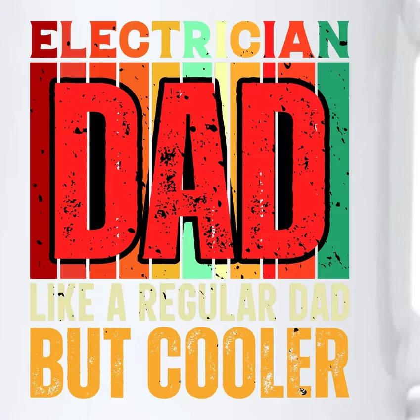 Electrician Dad Black Color Changing Mug