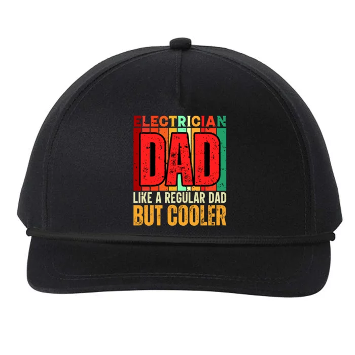 Electrician Dad Snapback Five-Panel Rope Hat