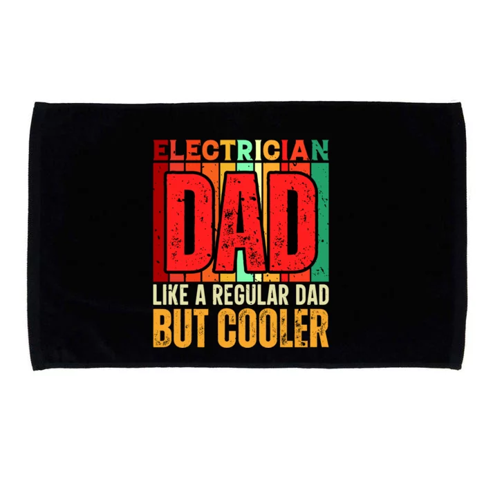 Electrician Dad Microfiber Hand Towel