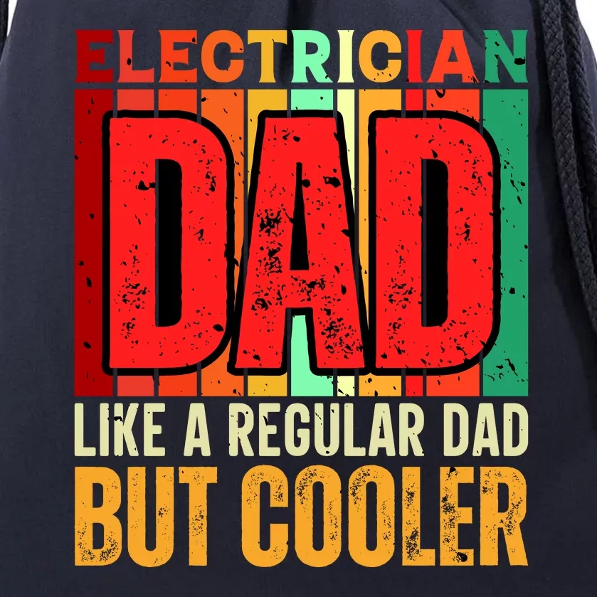 Electrician Dad Drawstring Bag