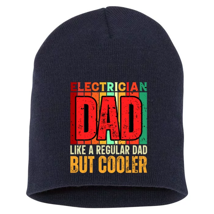 Electrician Dad Short Acrylic Beanie